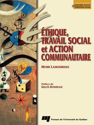 cover image of Éthique, travail social et action communautaire